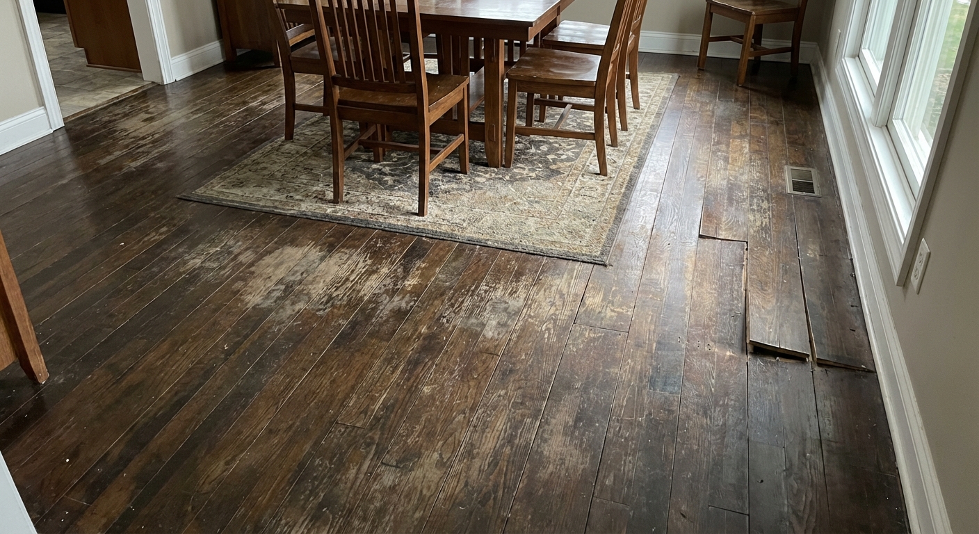 Before: Dining Room — Dark Espresso Refinish